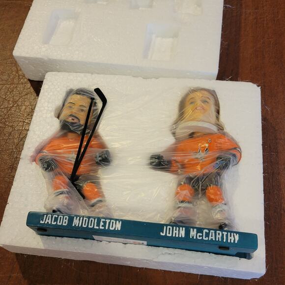 San Jose Barracuda Sharks John McCarthy Jacob Middleton Bobblehead 5th Annvrsry - Picture 4 of 10